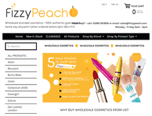 Tablet Screenshot of fizzypeach.com